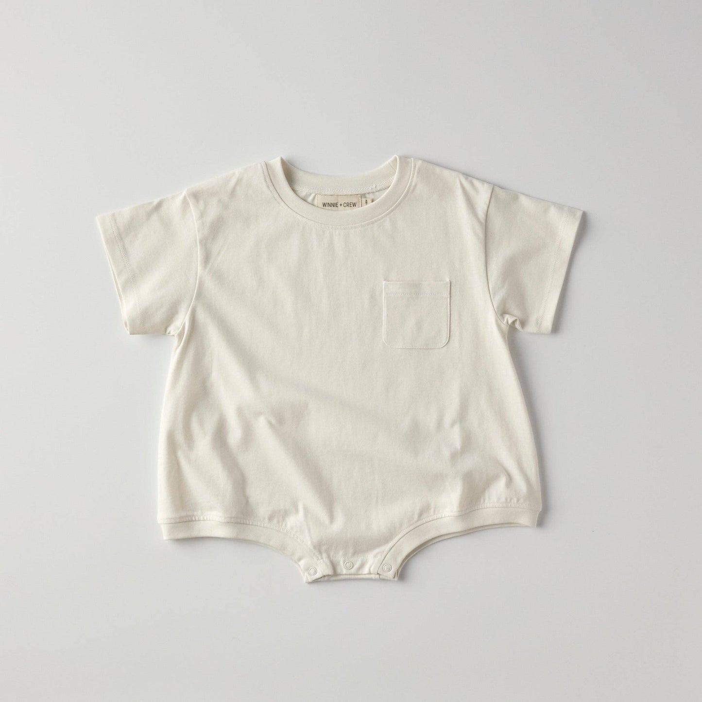 Pocket Romper | Marshmallow