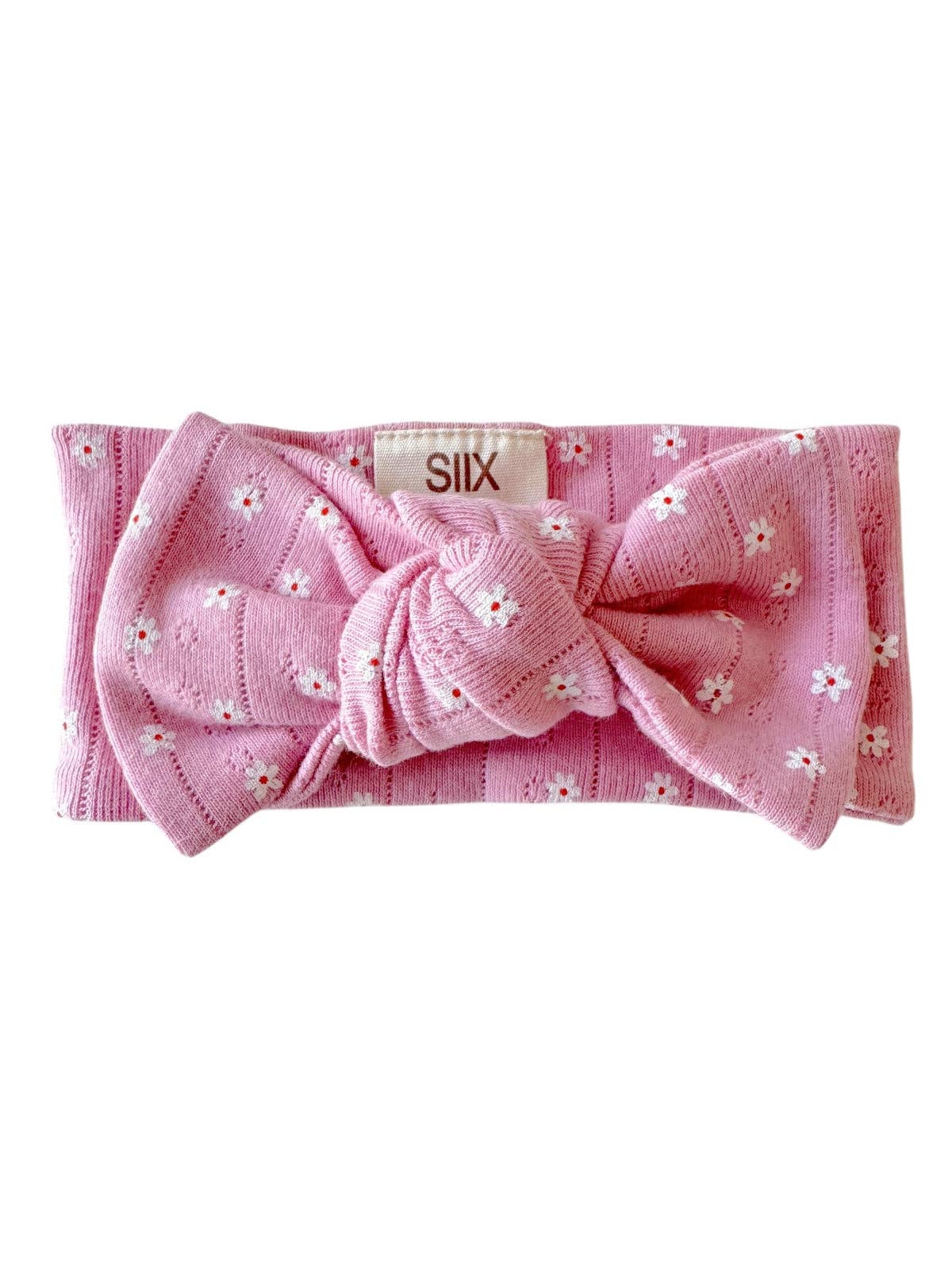Pink Flower Bow