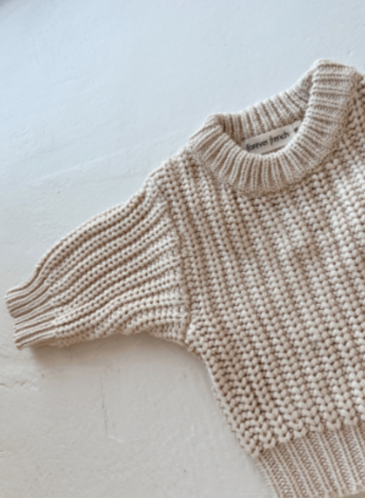 Knit Sweater | Cream